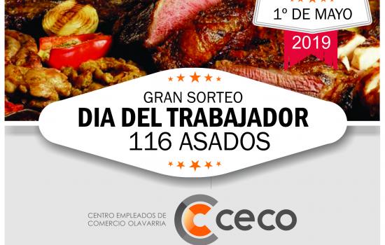 Órdenes de compra para festejar el Día del Trabajador con un asado