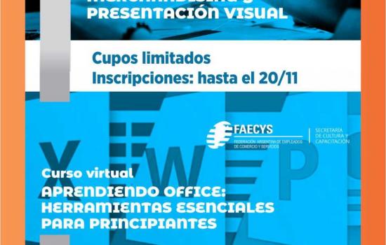 CURSOS DE FORMACIÓN DE FAECYS