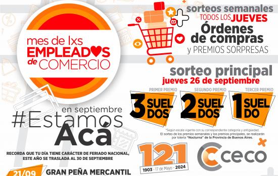EL CECO CELEBRA EL MES DE EMPLEADOS DE COMERCIO