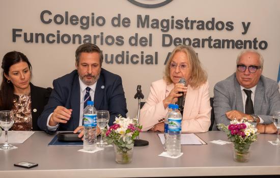 MIGUEL SANTELLÁN PRESENTE EN EL 110° ANIVERSARIO DE LA CREACIÓN DEL DEPARTAMENTO JUDICIAL DE AZUL